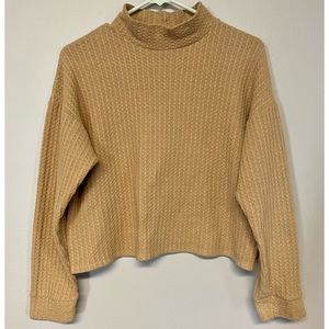 American Eagle Waffle Knit Top